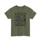 Patriotic Unisex Heavy Cotton Tee - 5 Things You Don't Mess With | Perfect for Veterans, Independence Day, Gifts
