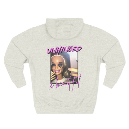 Unhinged & Beautiful Fleece Hoodie