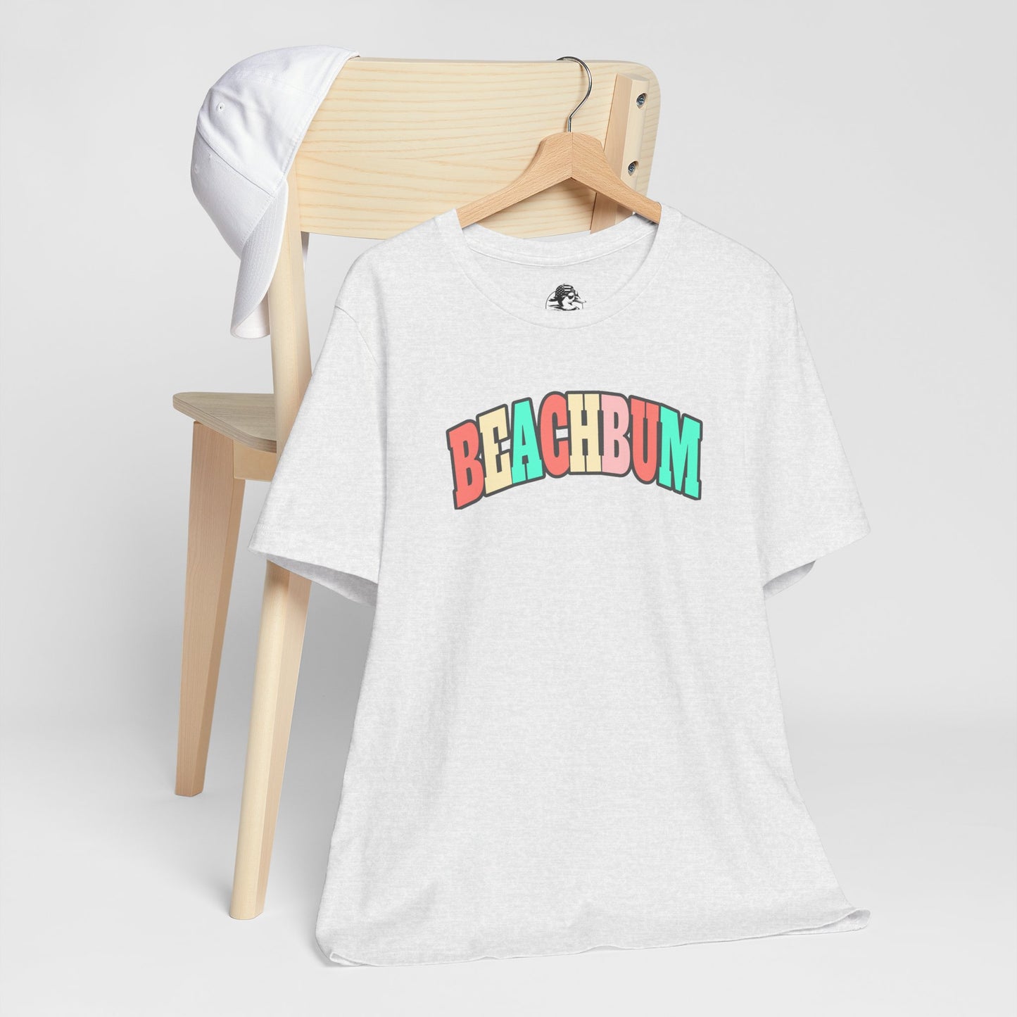 Beach Bum Unisex Tee, Summer Vibes Shirt, Casual Wear, Beach Party Top, Gift for Travel Lovers, Relaxed Summer Attire