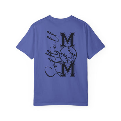 Softball Mom Unisex Garment-Dyed T-Shirt