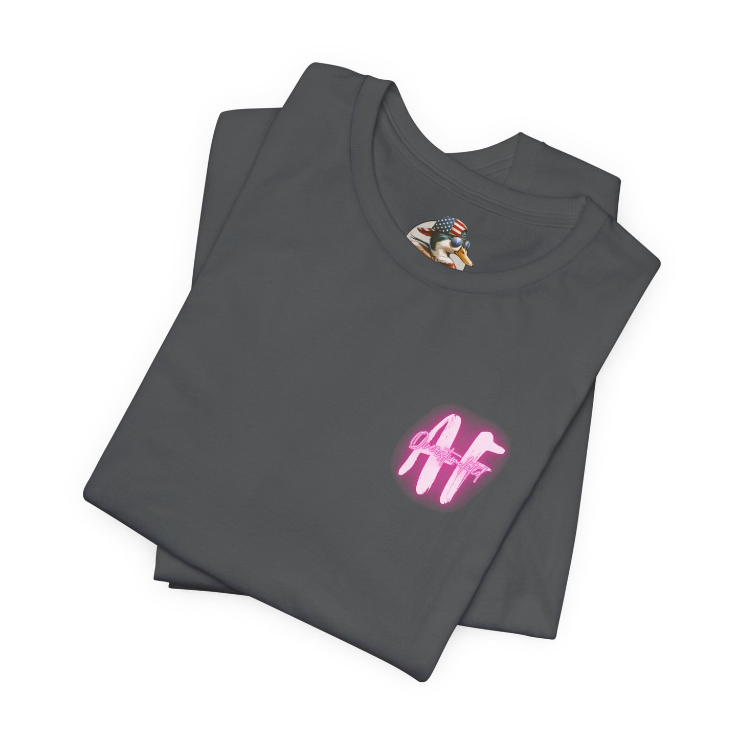 Undercaffeinated Pink Photo Tee BB