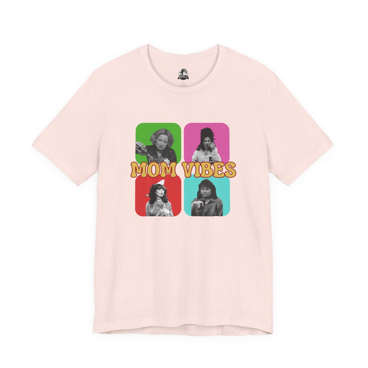 Mom Vibes Unisex Short Sleeve Tee | Perfect Gift for Moms, Casual Wear, Mother's Day, Birthdays, Fun Fashion