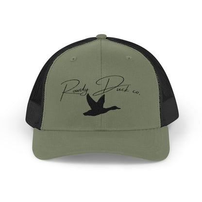 Rustic Duck Co Snapback Trucker Cap | Outdoor Hat, Fishing Gift, Vintage Style Cap, Nature Lover Apparel, Unisex Headwear