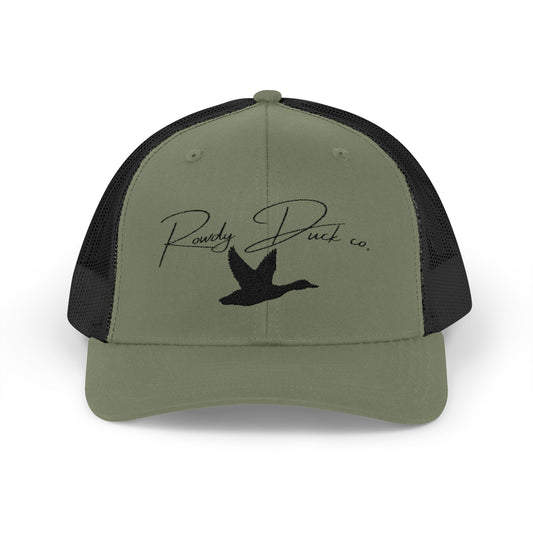 Rustic Duck Co Snapback Trucker Cap | Outdoor Hat, Fishing Gift, Vintage Style Cap, Nature Lover Apparel, Unisex Headwear
