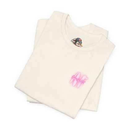 Undercaffeinated Pink Photo Tee BB