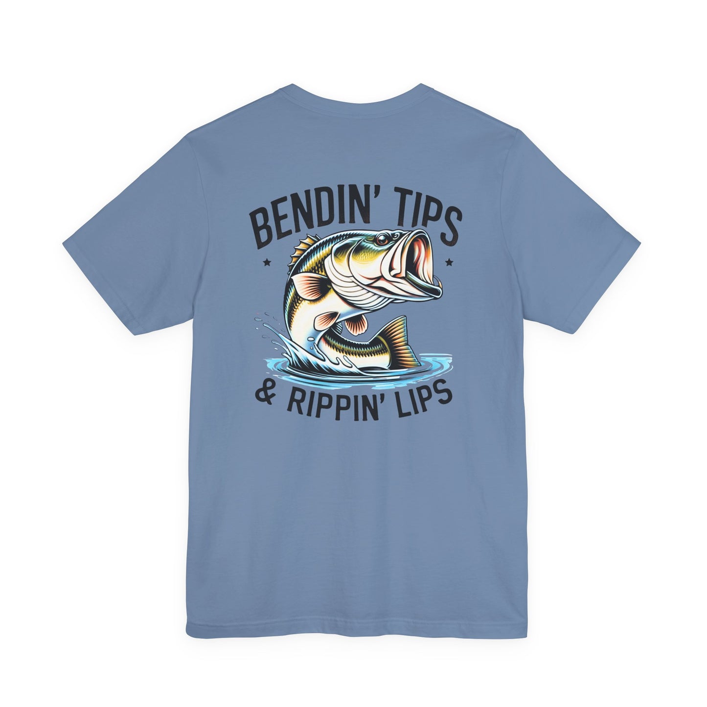 Bitin' Lips & Rippin' Lips - Graphic Tee -Fishing Tee