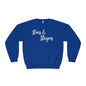 Stars & Stripes Unisex Crewneck Sweatshirt - Cozy Apparel for Casual Days, Gift for Independence Day, Summer BBQs, Fun Gatherings