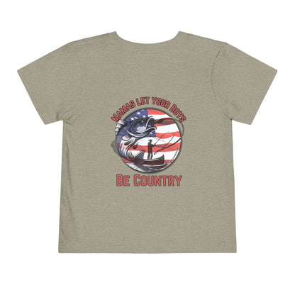 Toddler Short Sleeve Tee - Country Boy Nation Fishing Logo