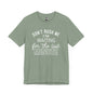 Funny Last Minute Tee, Unisex Humor Shirt, Perfect Gift for Students, Casual Wear, Birthday Apparel, Relaxed Fit