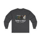Halloween Themed Unisex Long Sleeve Tee - "Twerk Or Treat Motha' Fuckah'" Horror Movie Theme