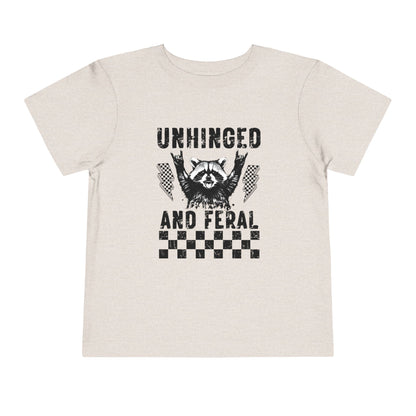 Unhinged and Feral Toddler Tee - Wild Child Shirt