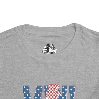 Mini USA Stars Toddler Tee, Perfect for 4th of July, Independence Day, Baby Shower Gift, Picnic, Toddler Playwear, Kids Apparel