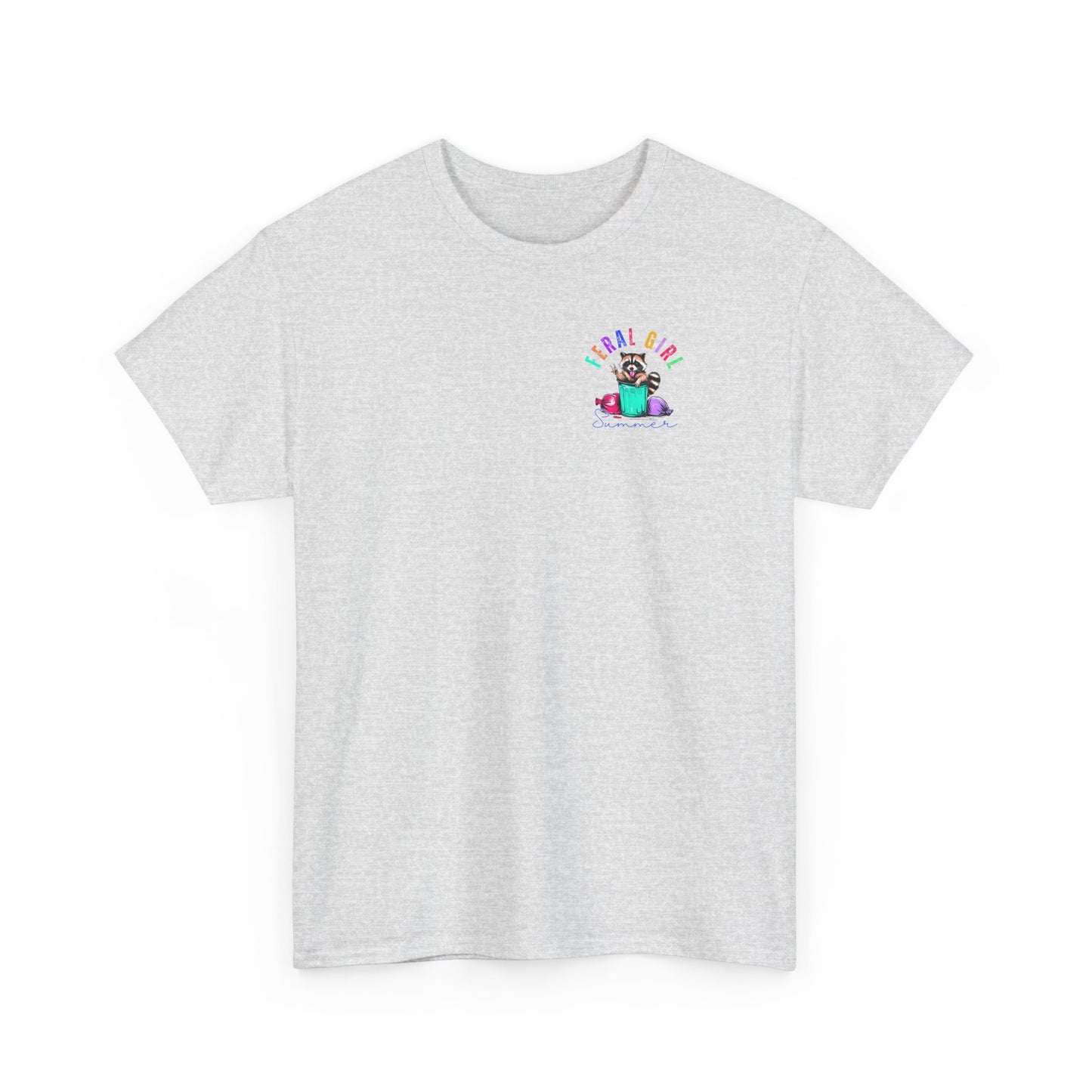 Feral Girl Summer Tee, Trendy Unisex T-Shirt, Casual Summer Wear, Gift for Friends, Festival Outfit, Playful Graphic Tee