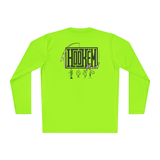 Hook 'em hard Performance Moisture wicking Long sleeve