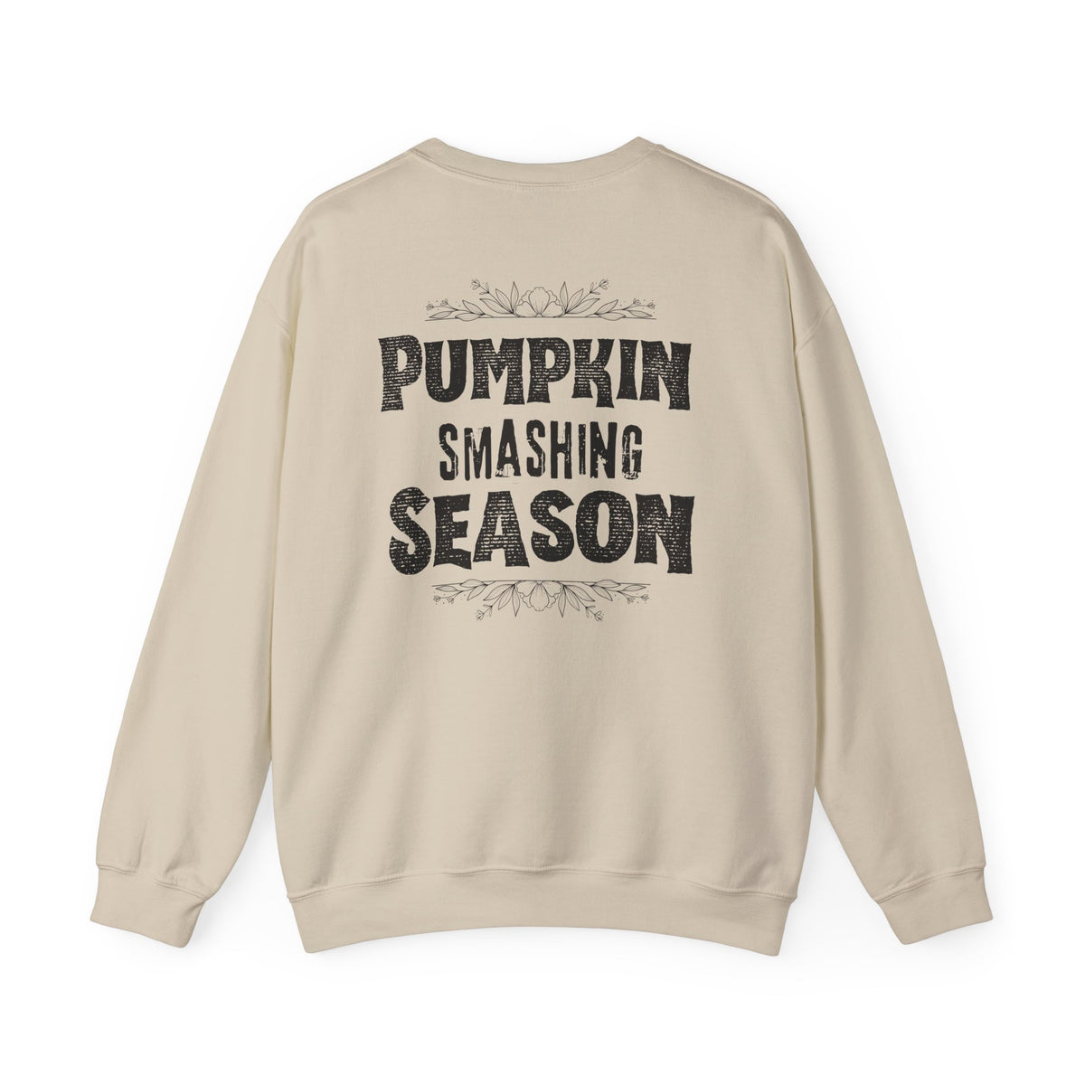 Pumpkin boo-bies (pumpkin smashing season) fleece crewneck
