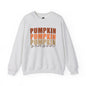 Pumpkin Season Stacked Fleece Crewneck