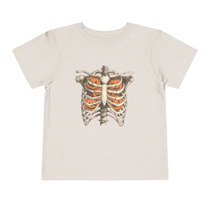 Toddler Pumpkin Skeleton Tee