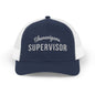 Shenanigans Supervisor Snapback Trucker Cap | Fun Cap for Supervisors, Gift for Managers, Casual Hat, Summer Accessory, Work Hat