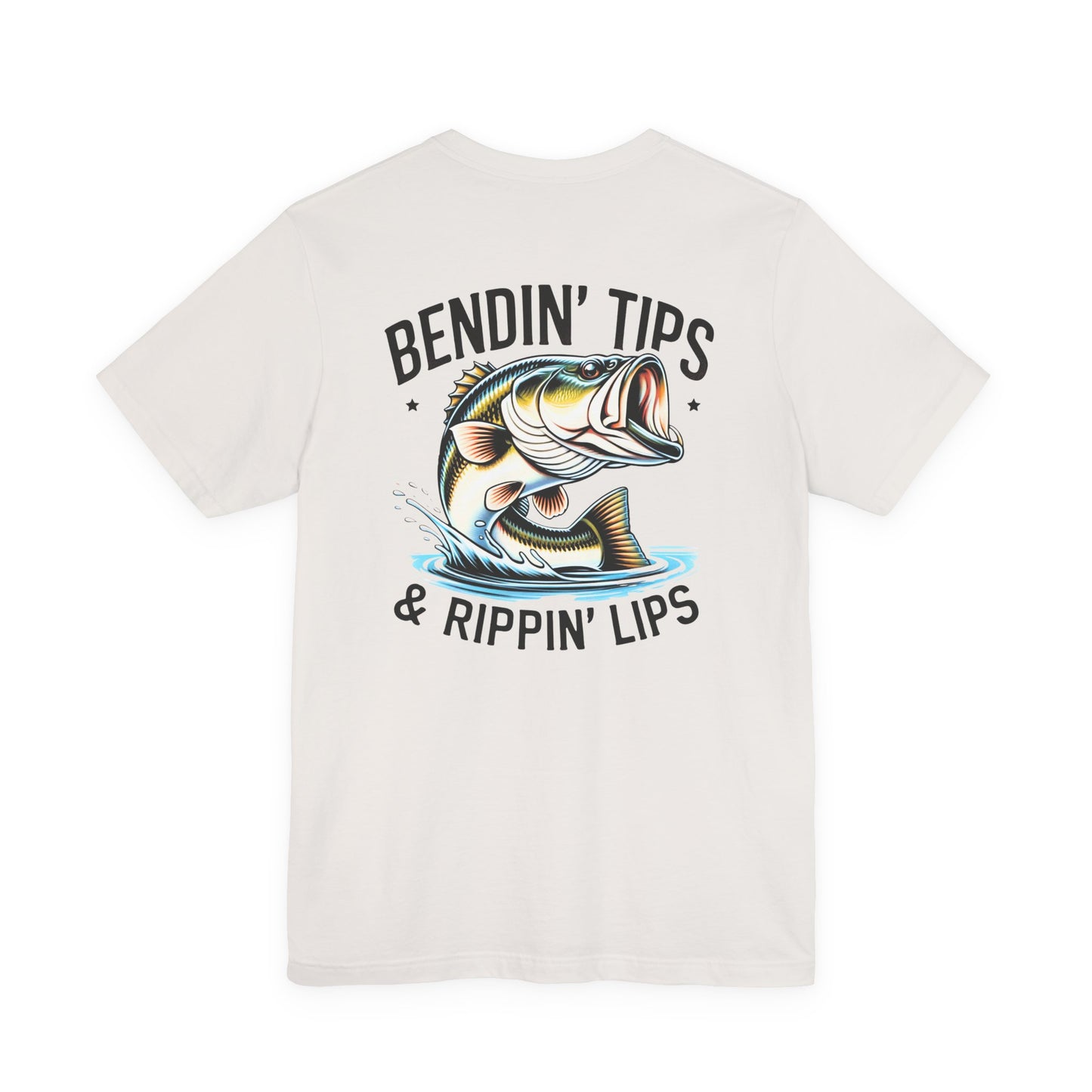 Bitin' Lips & Rippin' Lips - Graphic Tee -Fishing Tee