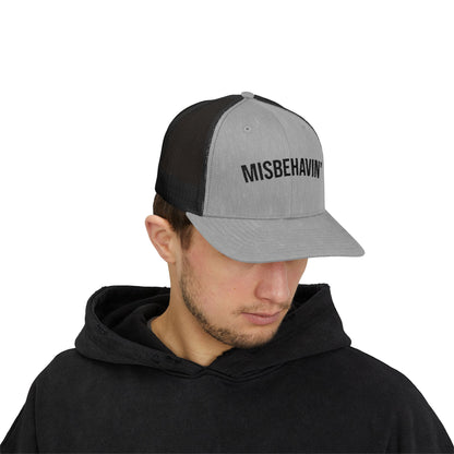 Misbehavin' Snapback Trucker Cap - Embroidery