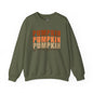 Pumpkin Season Stacked Fleece Crewneck