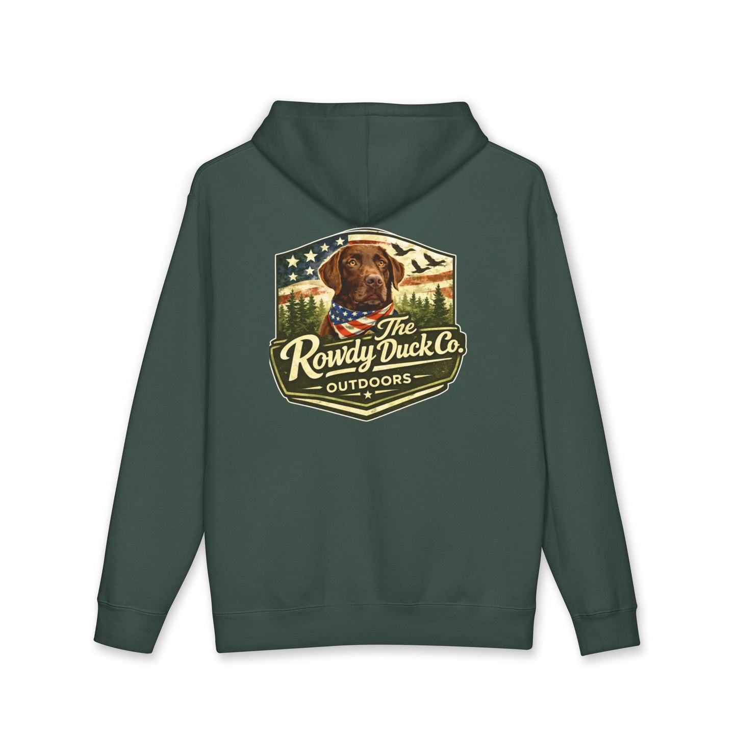 The Rowdy Duck Co. American Dog Outdoors Hoodie