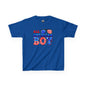 All American Boy Kids Tee, Patriotic T-Shirt, 4th of July Outfit, Independence Day Gift, Summer Kids Clothing