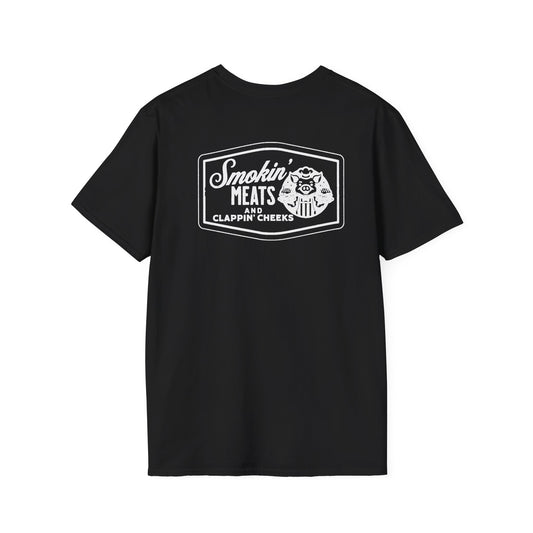 Smokin' Meats T-Shirt - Funny BBQ Humor Unisex Softstyle Tee
