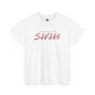 Unisex Heavy Cotton Tee - "Straight Up Savage" Apparel, Funny Gift for Friends, Casual Wear, Street Style Clothing, Birthday T-Shirt