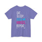 'Eat Sleep Ride Horses Repeat' Adult Graphic Tee