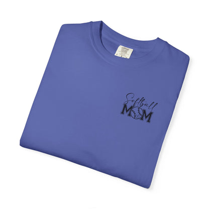 Softball Mom Unisex Garment-Dyed T-Shirt