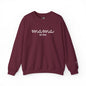 Custom Embroidered Mama Cursive Fleece Crewneck