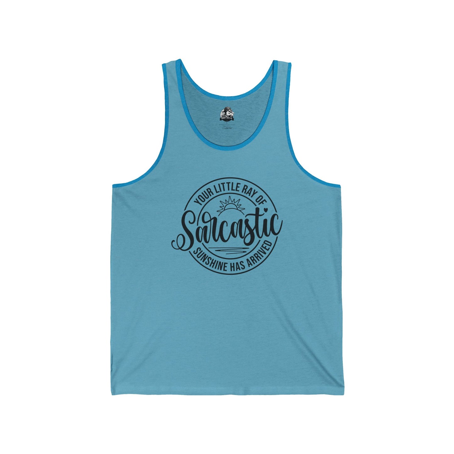 Sarcastic Little Ray of Sunshine Tank - Funny Unisex Jersey Tank, Summer Top, Gift for Humor Lovers, Casual Wear, Beach Wear