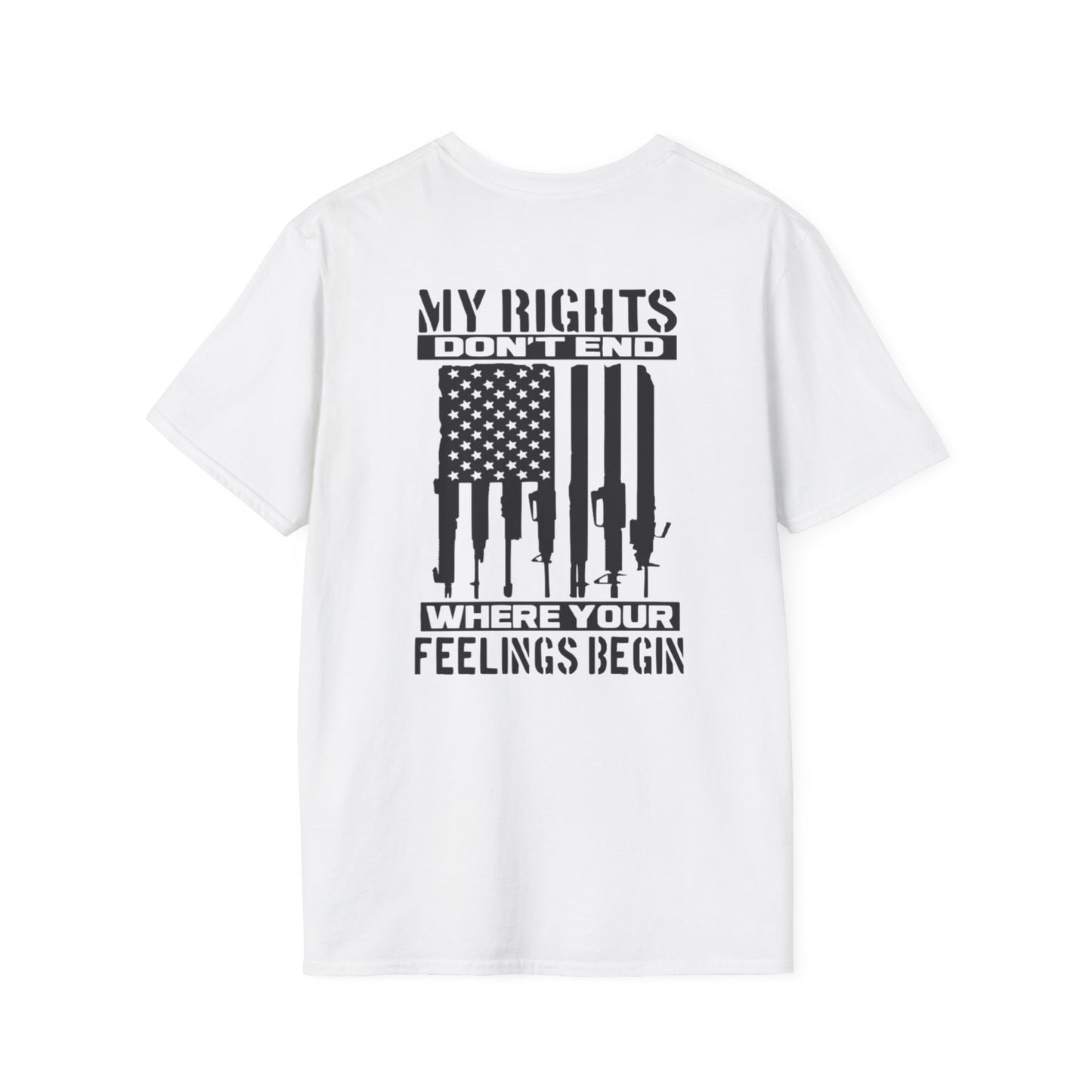 Unisex Softstyle T-Shirt with Empowering Quotes, Casual Graphic Tee, Statement Shirt for Activists, Gift for Patriots, Comfortable [...]