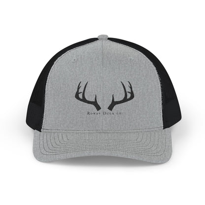 Embroidered Trucker Hat - Antler Rowdy Duck Co