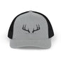 Embroidered Trucker Hat - Antler Rowdy Duck Co