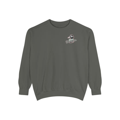 Duck Wrangler Unisex Sweatshirt - Cozy and Vibrant Garment-Dyed Crewneck