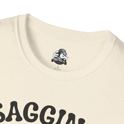Funny Unisex T-Shirt - 'Sagging But Still Gagging' - Casual Humor Tee