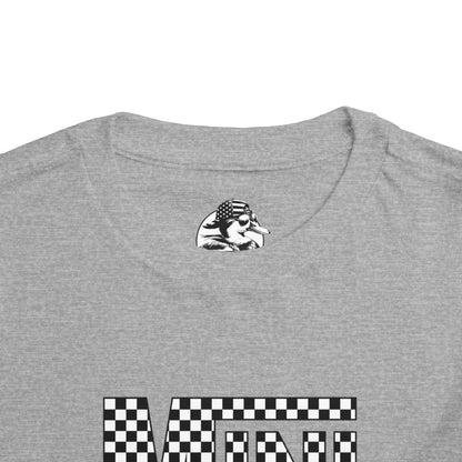 Racing Checkered Flag -MINI- Toddler Tee