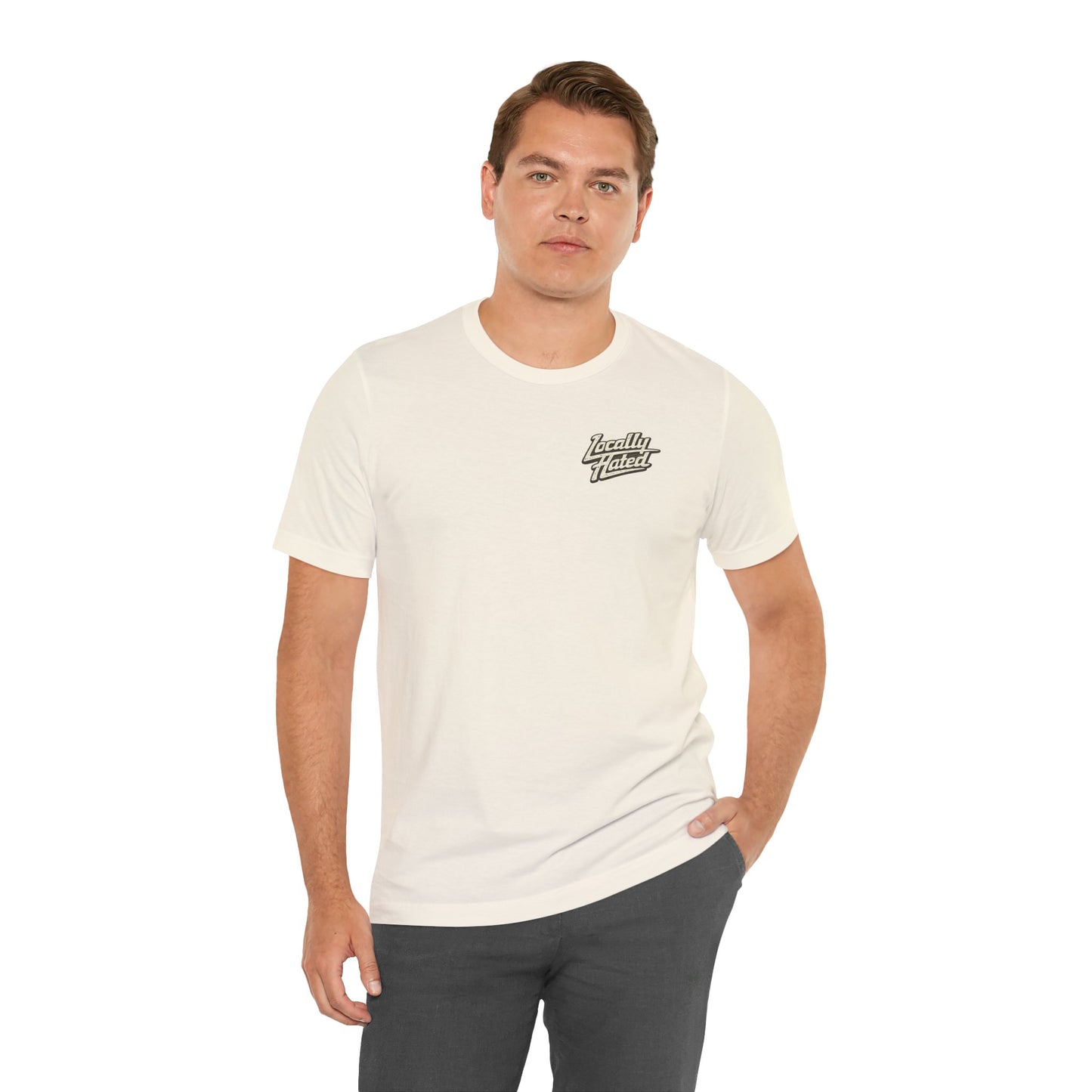 Locally Hated Skull Tee — Raised Rowdy Small Town Graphic T-Shirt