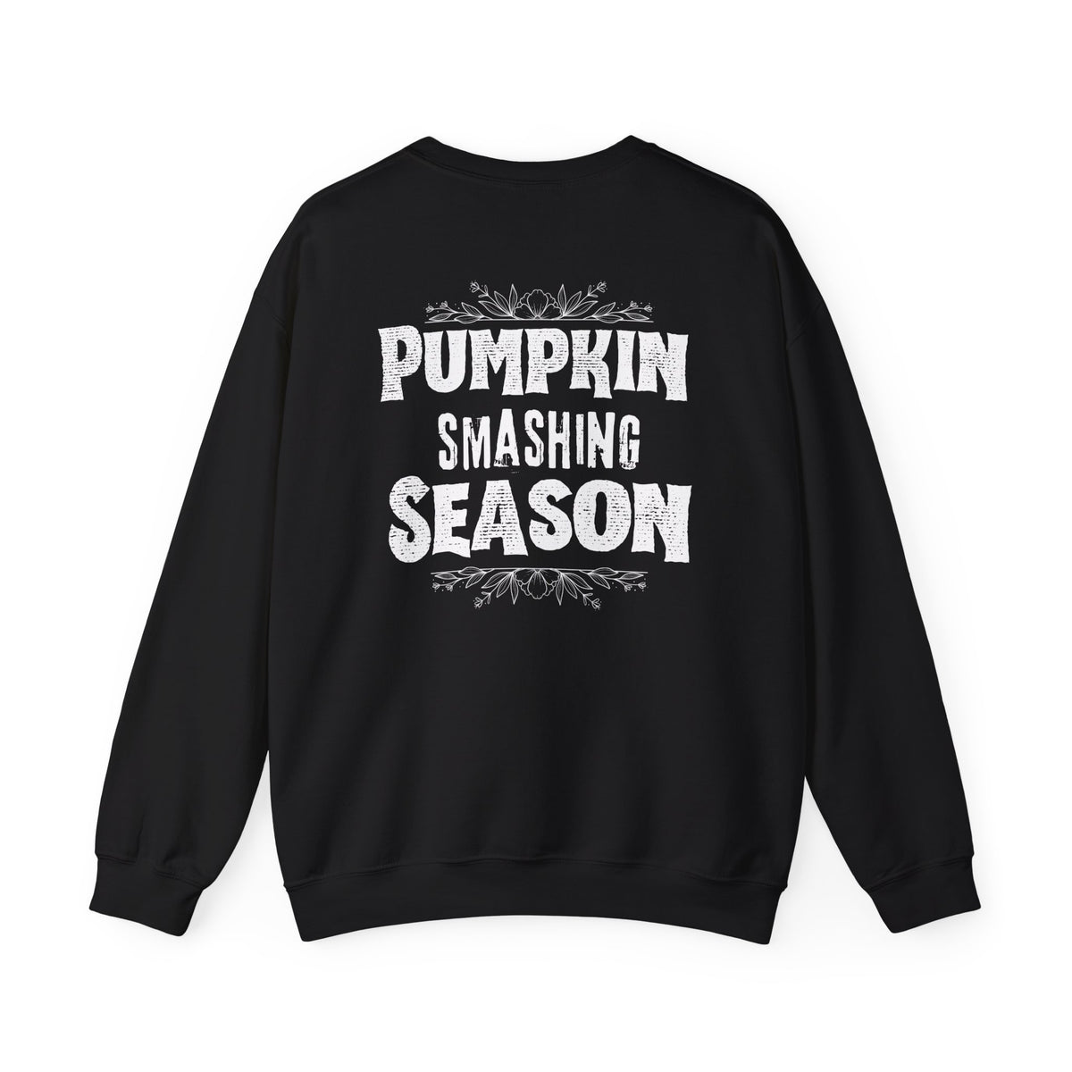 Pumpkin boo-bies (pumpkin smashing season) fleece crewneck