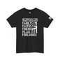 Patriotic Unisex Heavy Cotton Tee - 5 Things You Don't Mess With | Perfect for Veterans, Independence Day, Gifts