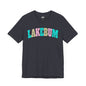 Lakebum Unisex Short Sleeve Tee - Perfect for Summer Getaways, Beach Days, Lake Trips, Casual Outings, Colorful Graphic Tee