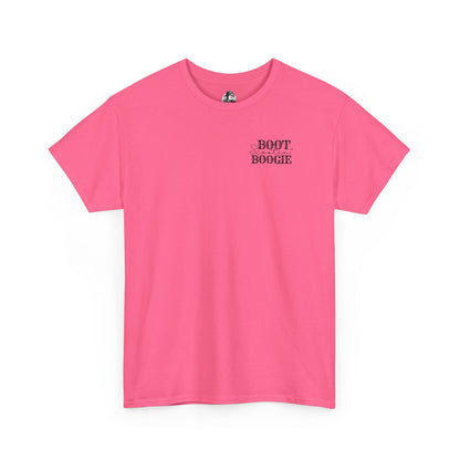 Unisex Heavy Cotton Tee - 'Boot Scootin' Boogie' Graphic Shirt for Music Lovers