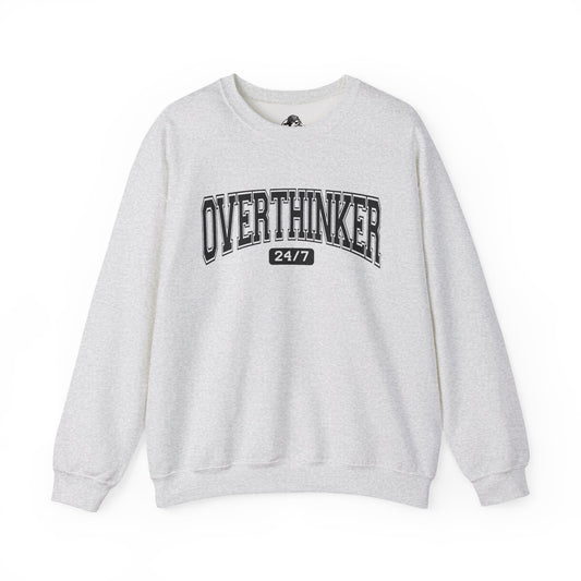 OVERTHINKER Varsity Fleece Crewneck