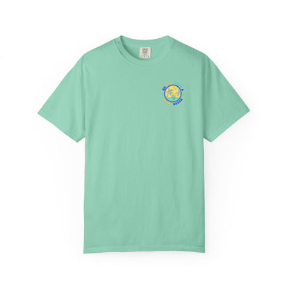 Unisex Garment-Dyed T-shirt - "No One Likes a Shady Beach" Fun Summer Tee
