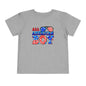All American Boy Toddler Tee, Kids Patriotic Shirt, July 4th Outfit, Toddler Summer T-Shirt, USA Pride Apparel