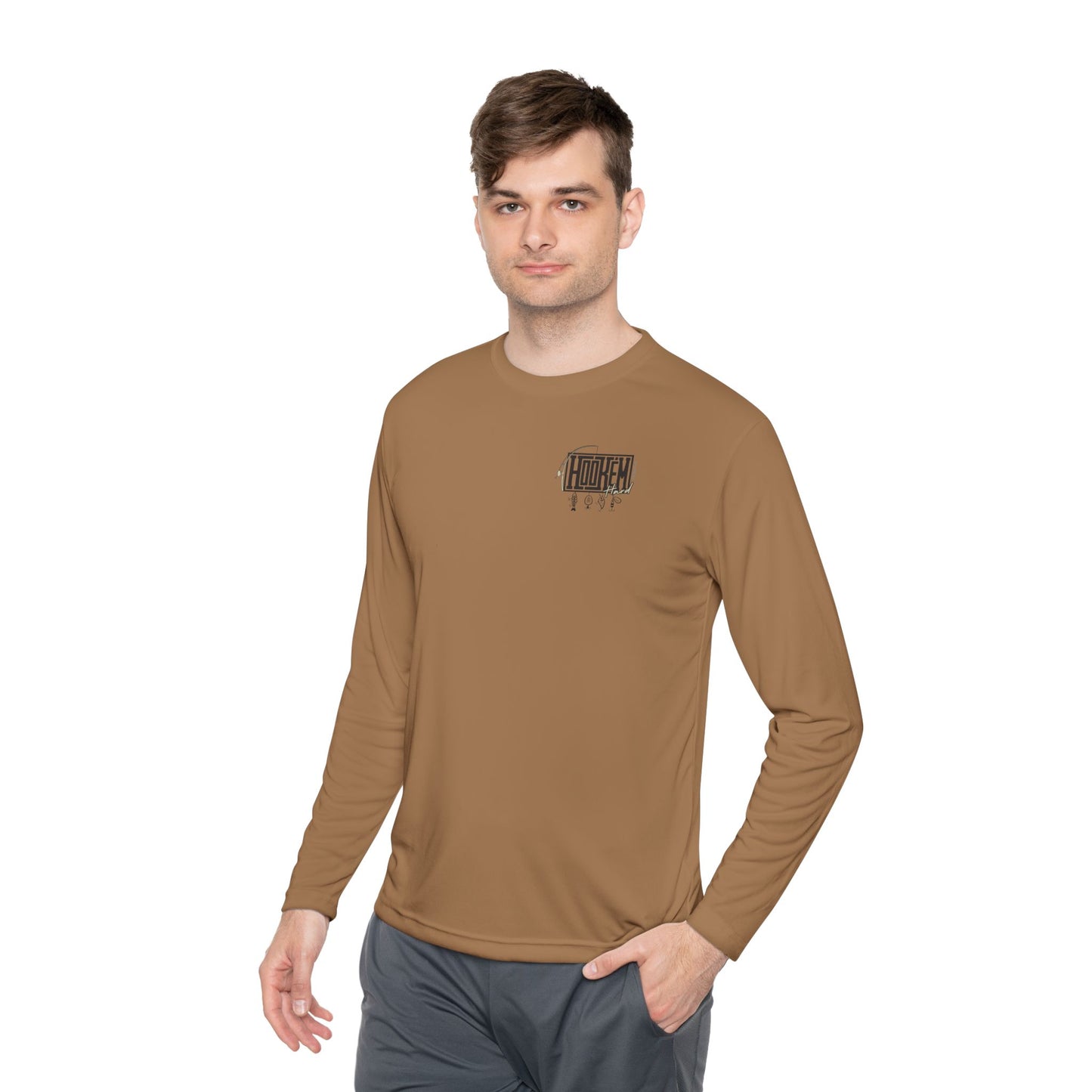 Hook 'em hard Performance Moisture wicking Long sleeve