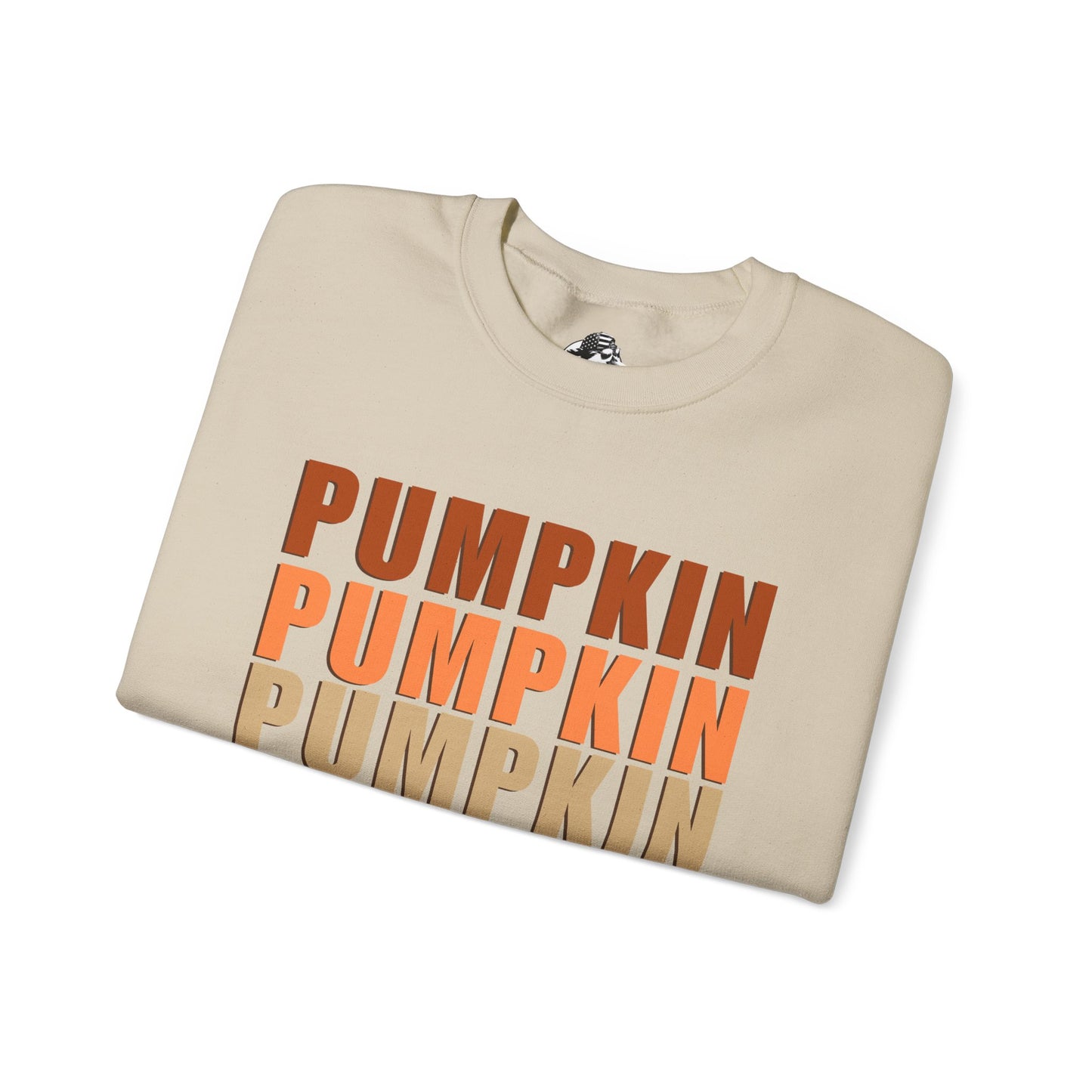 Pumpkin Season Stacked Fleece Crewneck