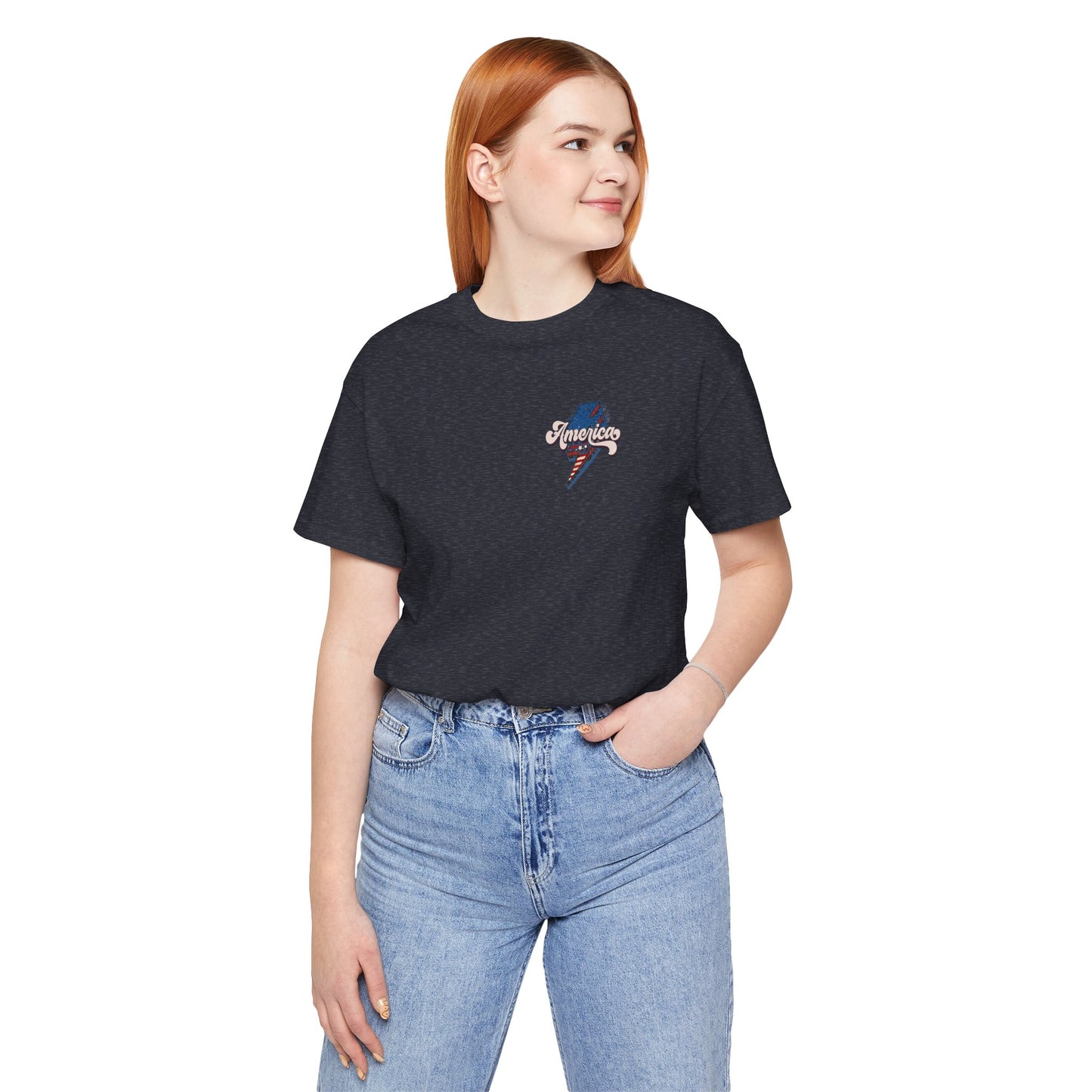 Patriotic Baseball Tee, Unisex T-Shirt, Independence Day Apparel, Sports Fan Gear, Summer BBQ Outfits, Casual Everyday Wear